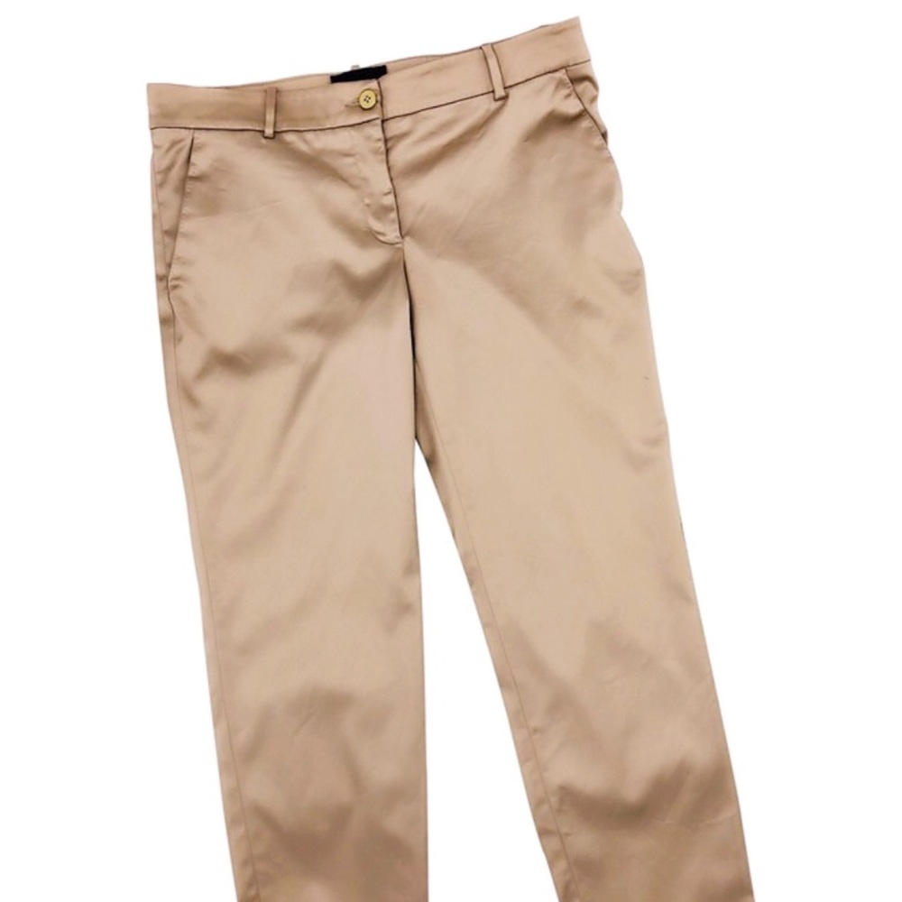 DOLCE & GABBANA Metallic Gold/Pink Dress Pants